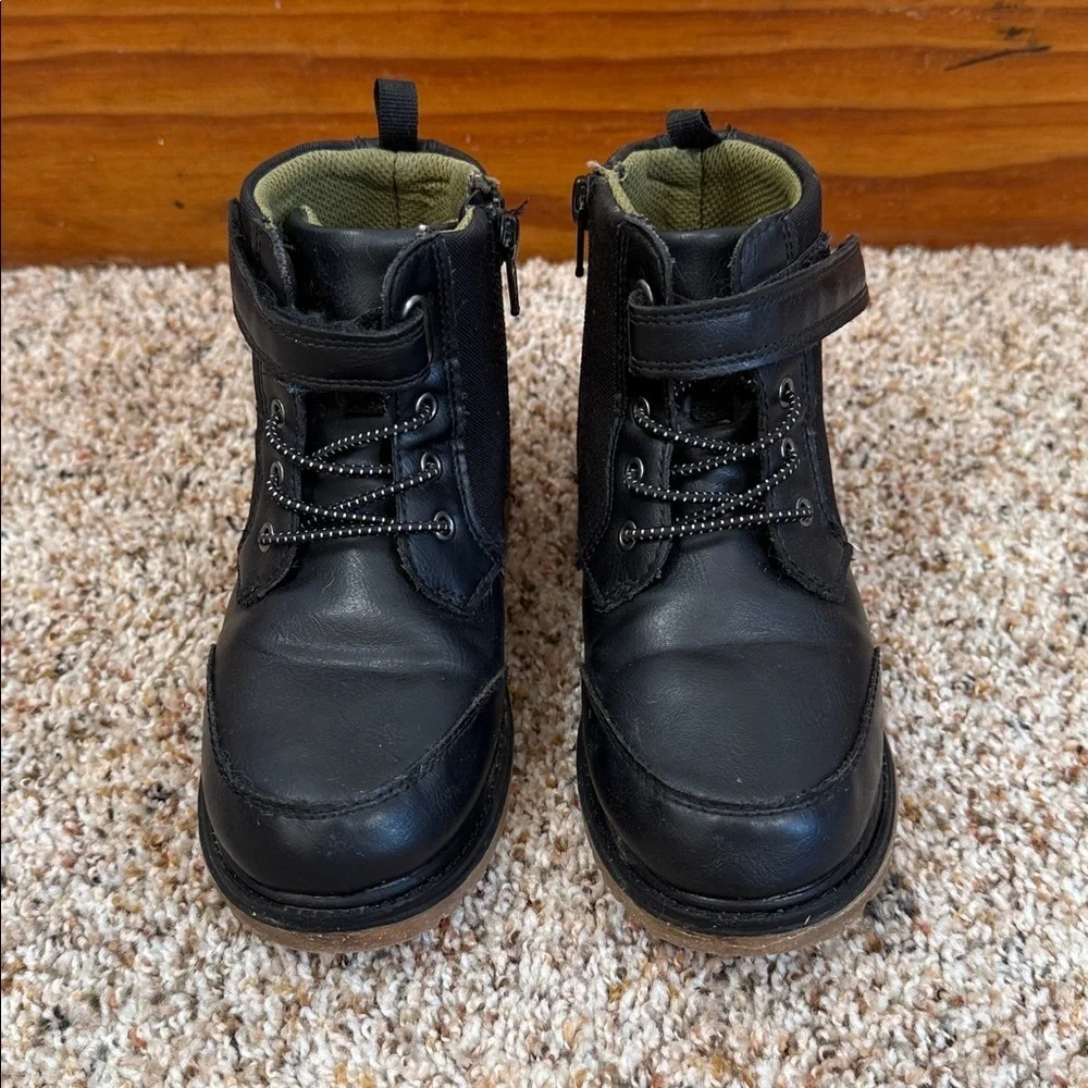 Wonder Nation Black Boots Kids Size 11